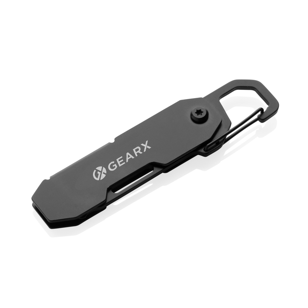 Gear X faltbares EDC-Werkzeug mit Karabinerhaken