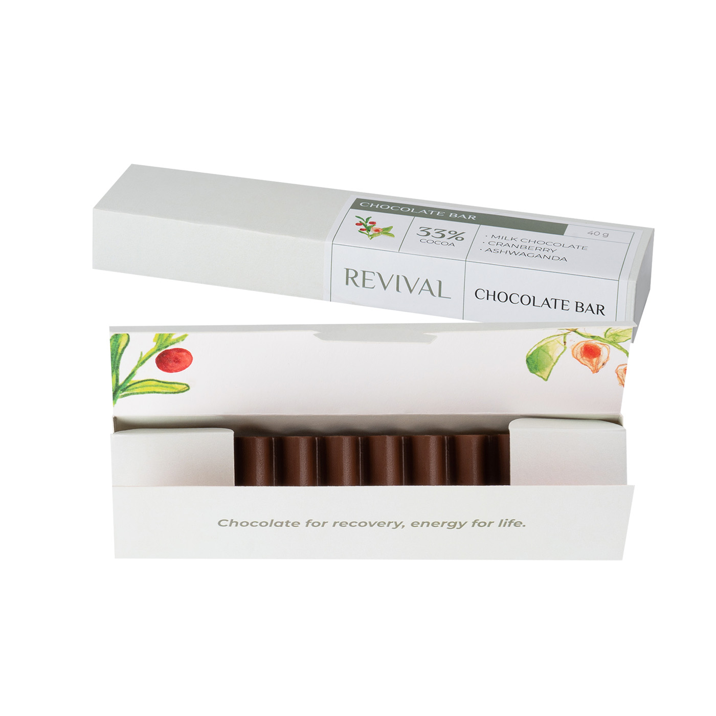 Revival Schokolade Riegel 40 G