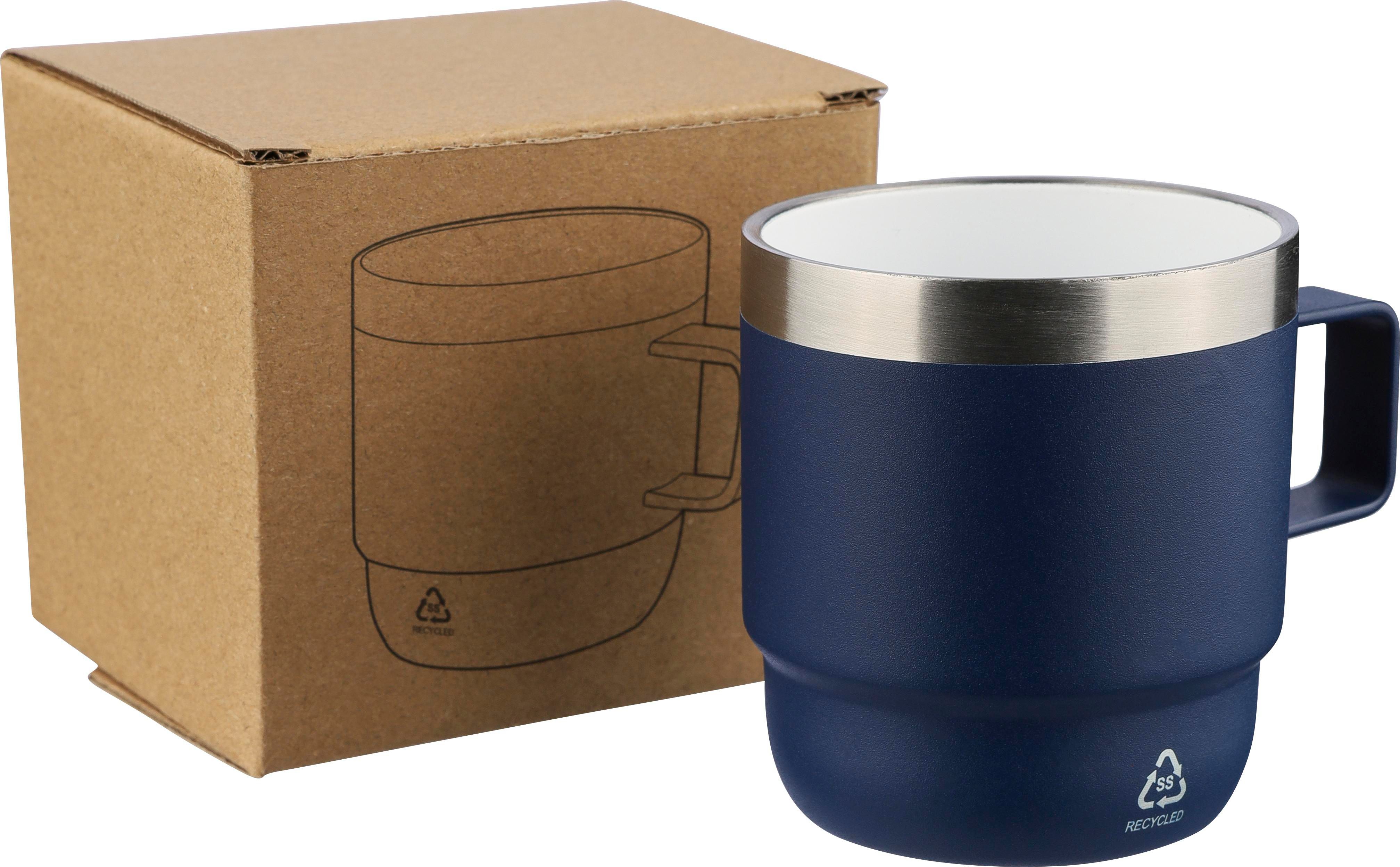 Recycelter Edelstahl-Becher mit doppelter Wand (180 ml) Lilia