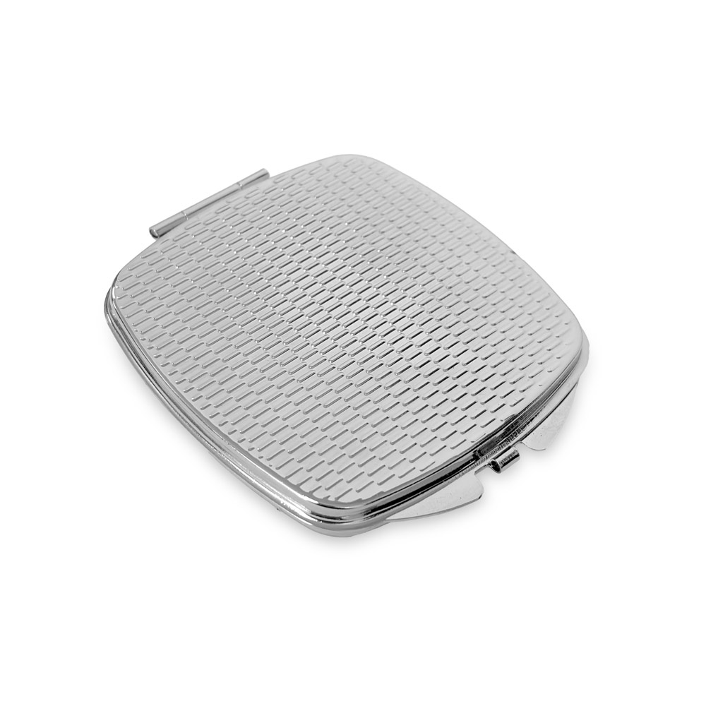 SHIMMER Doppelter Taschenspiegel aus Metall
