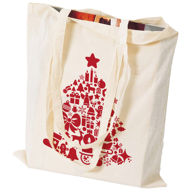 Baumwolltasche mit weihnachtlichem Motiv GIOVANNI