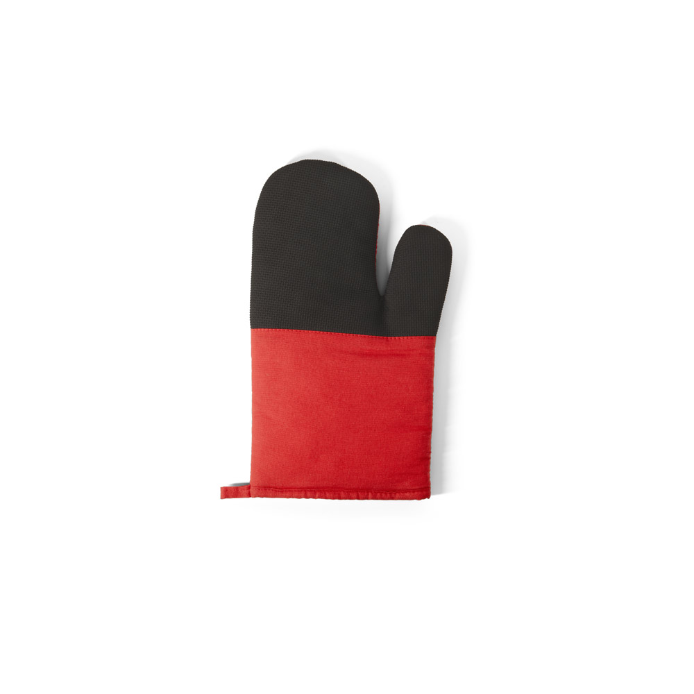 LAWSON Ofenhandschuh aus 100 % Baumwolle mit Silikon auf einer Seite