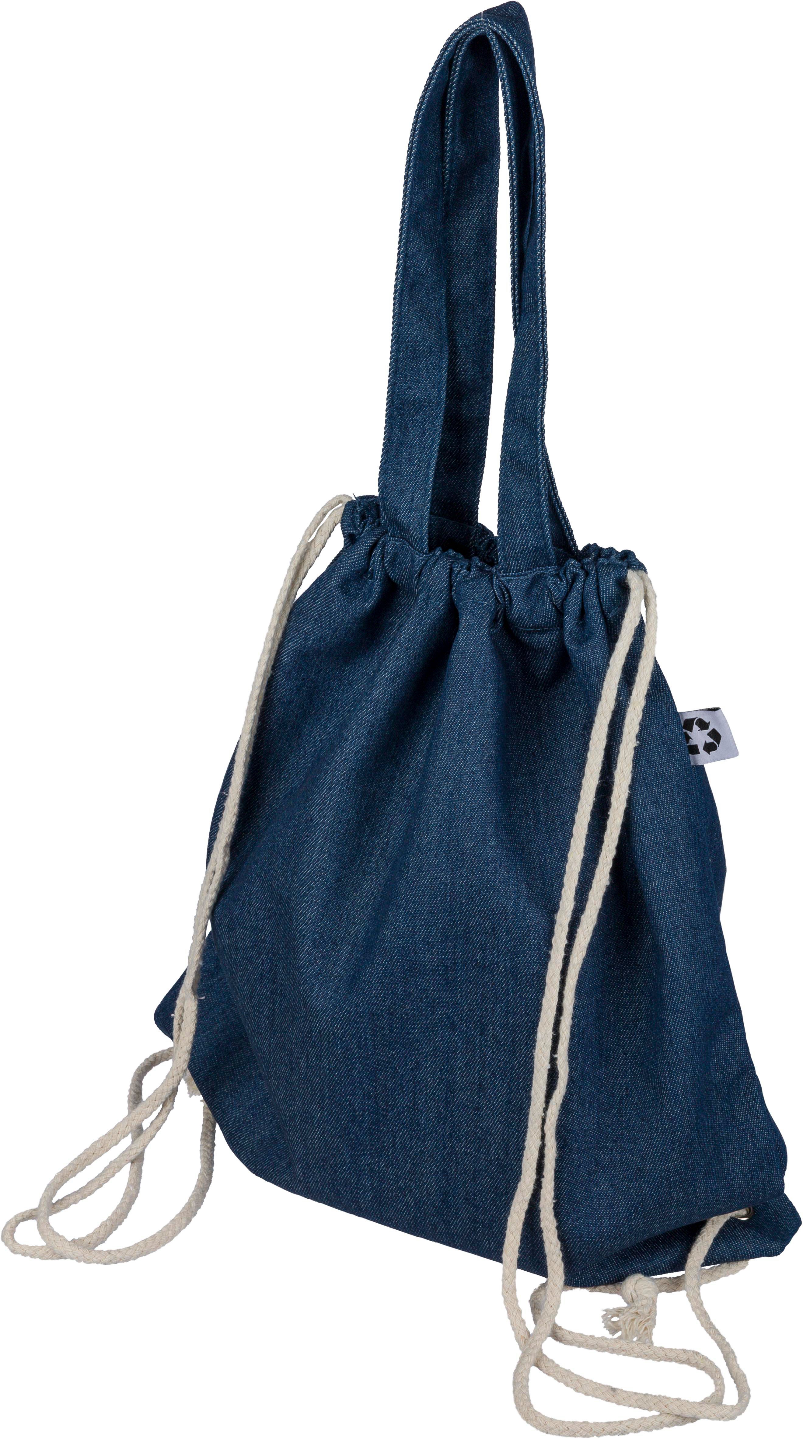 Kordelzugbeutel Dex | Recyceltes Denim | 6,6 l