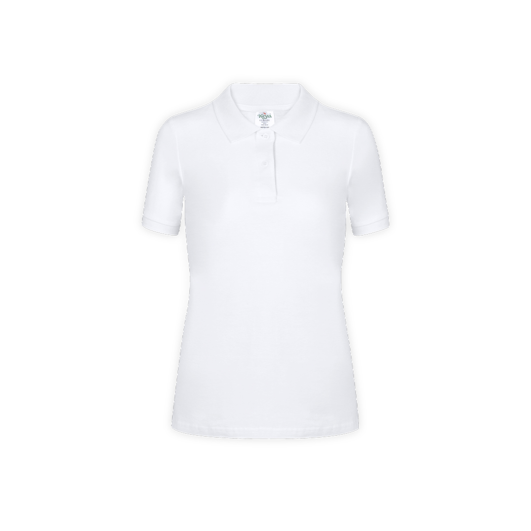 Frauen Weiß Polo-Shirt "keya" WPS180