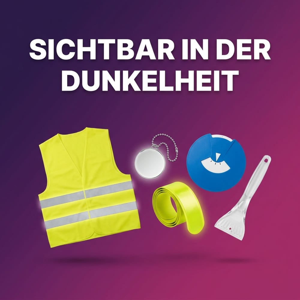 Warnweste, Reflektor, Parkscheibe: Was Werbeartikel für die dunkle Jahreszeit erfüllen müssen