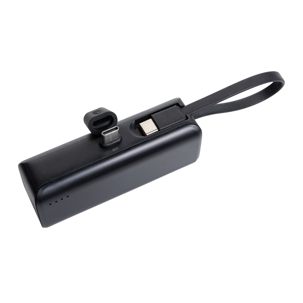 Powerlink 3000mah Powerbank aus RCS rPlastic mit USB-C Kabel