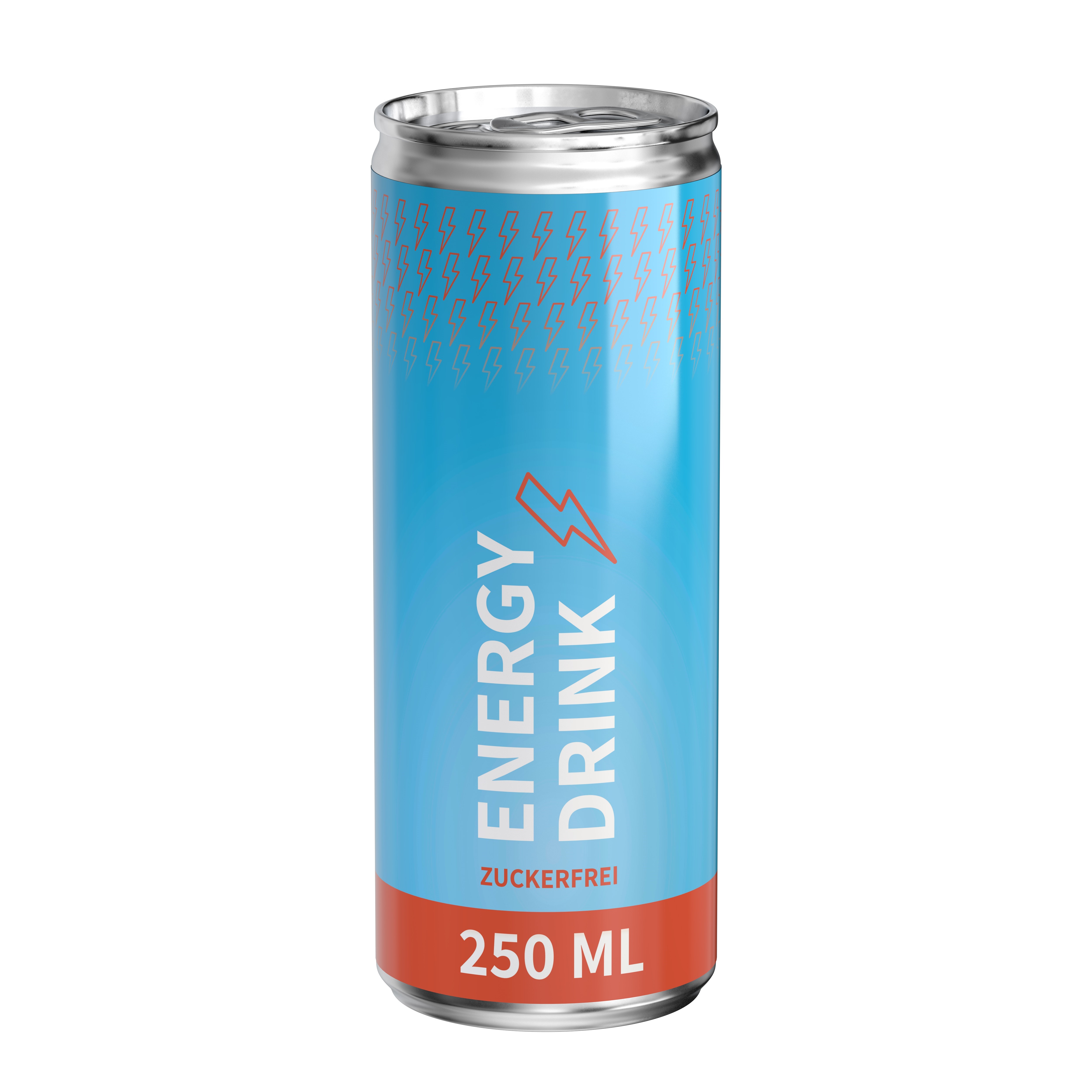 250 ml Energy Drink zuckerfrei - Body Label 250 ml Energy Drink zuckerfrei - Body Label
