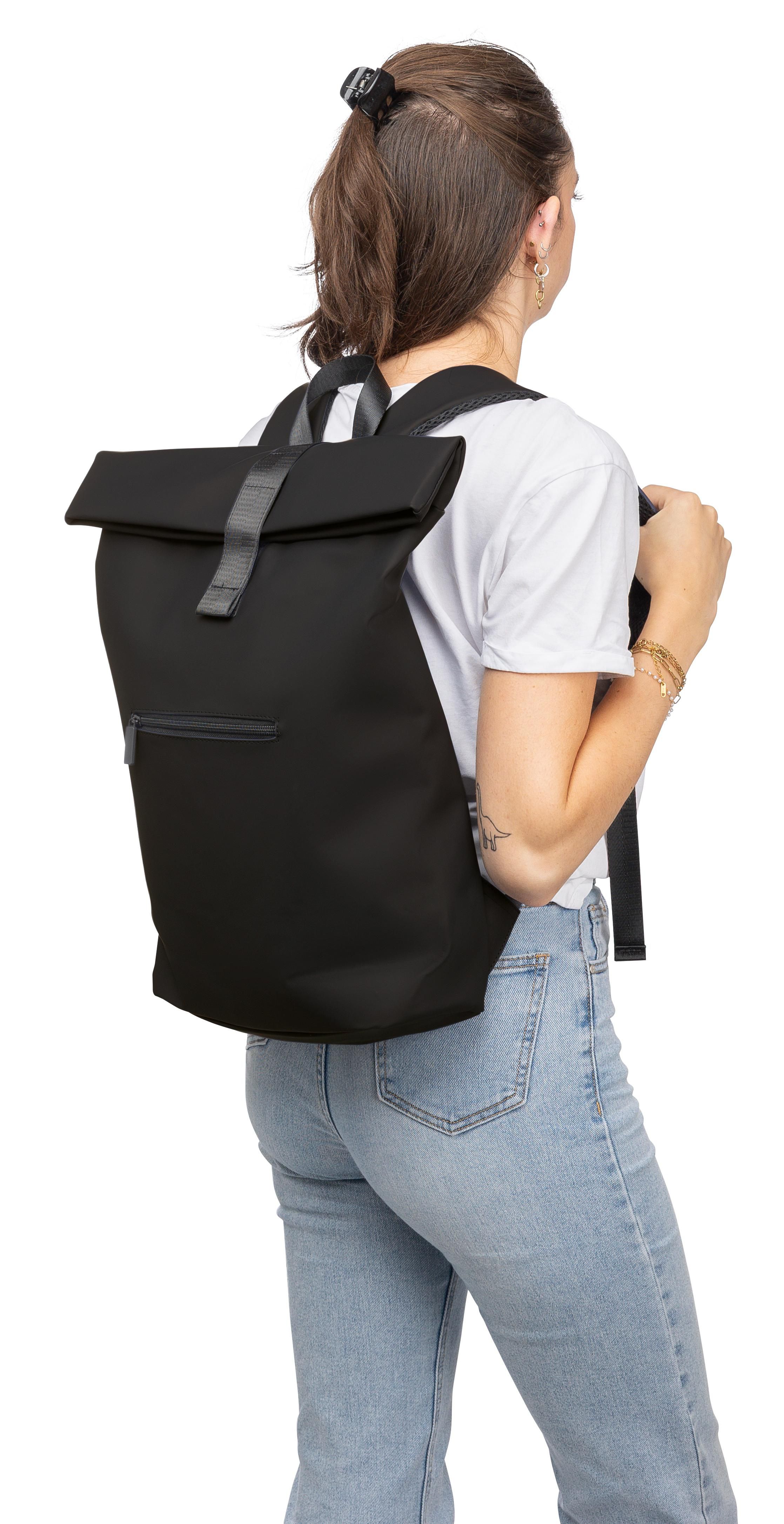 Rucksack Naiya | Recycelt | Rolltop | Laptop 16" | 19 l