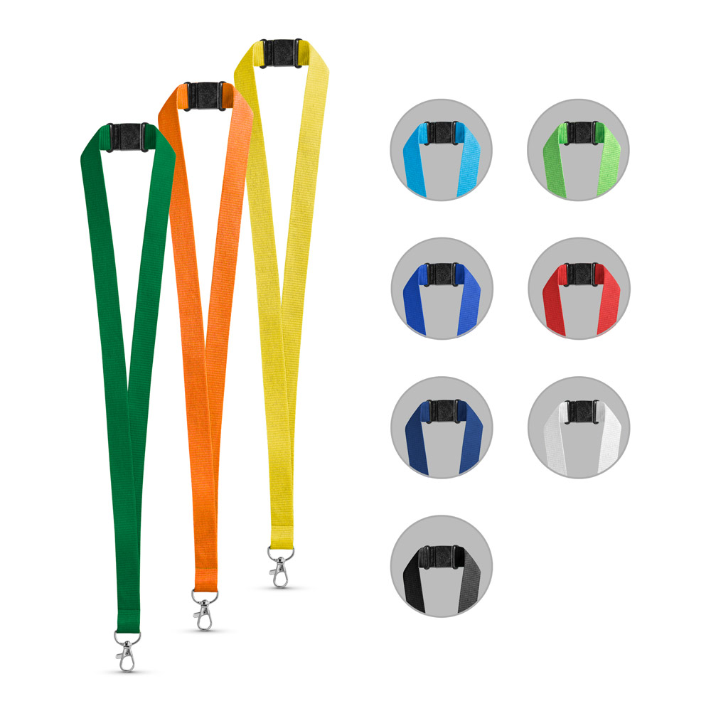 LEEDS Lanyard aus Polyester mit Sicherheitsverschluss