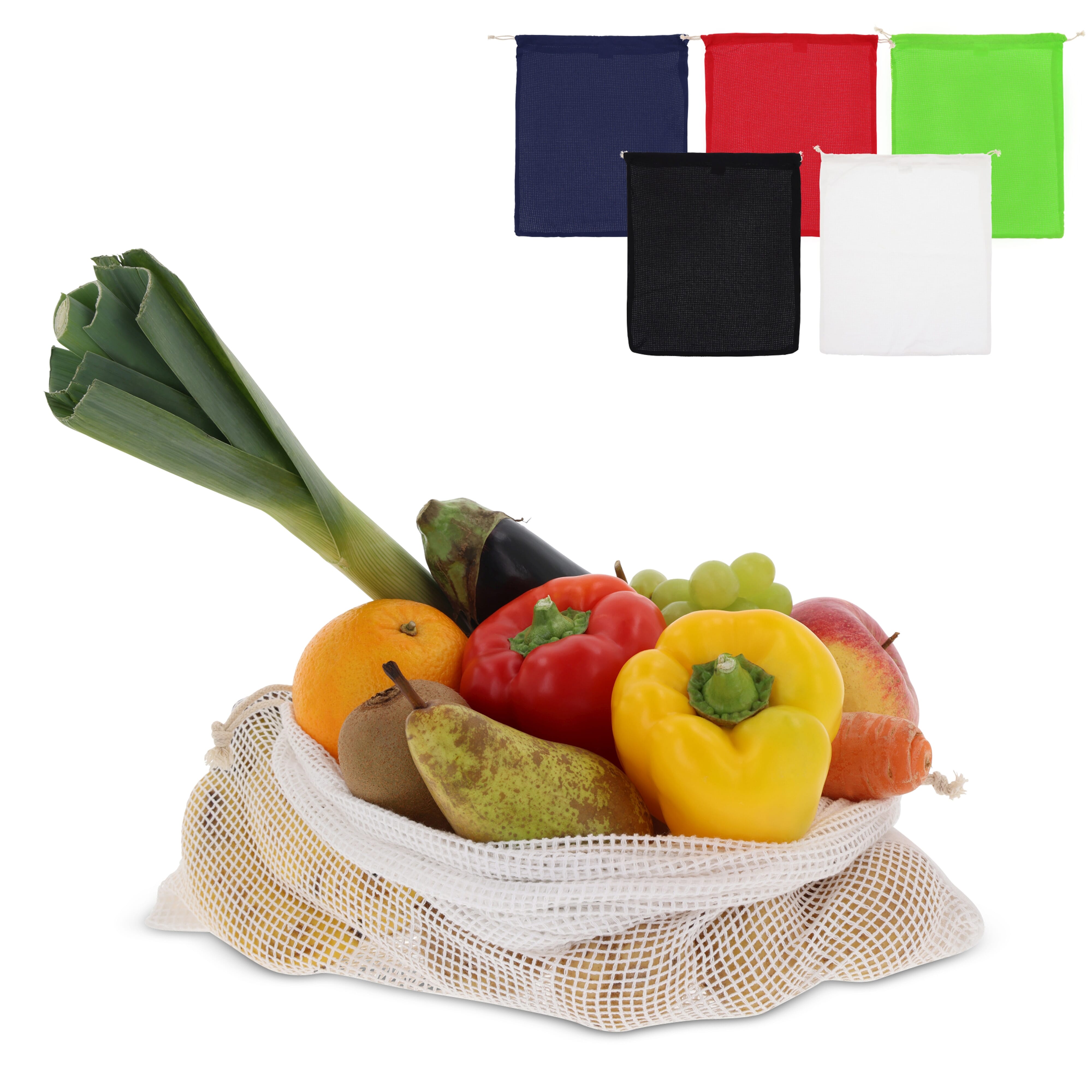 Wiederverwendbare Lebensmitteltasche OEKO-TEX® Baumwolle 40 x 45cm