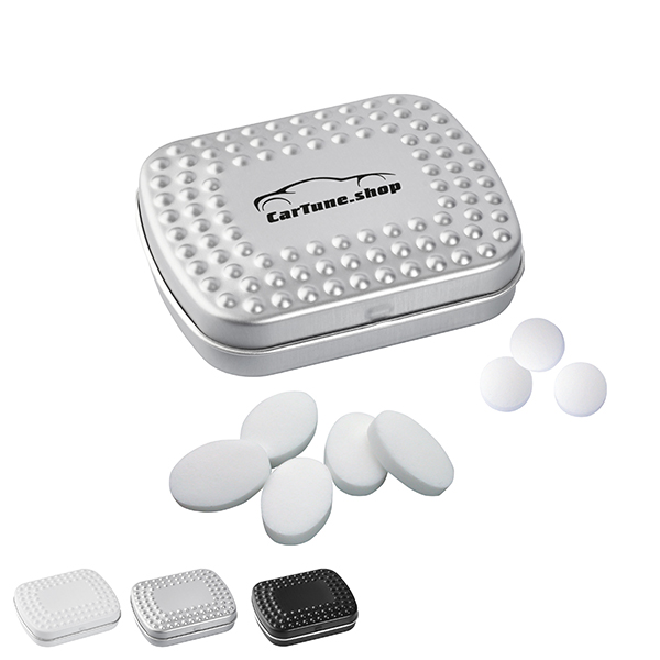 Techno-Dose mit Pfefferminzpastillen, 20g Techno-Dose mit Pfefferminzpastillen, 20g