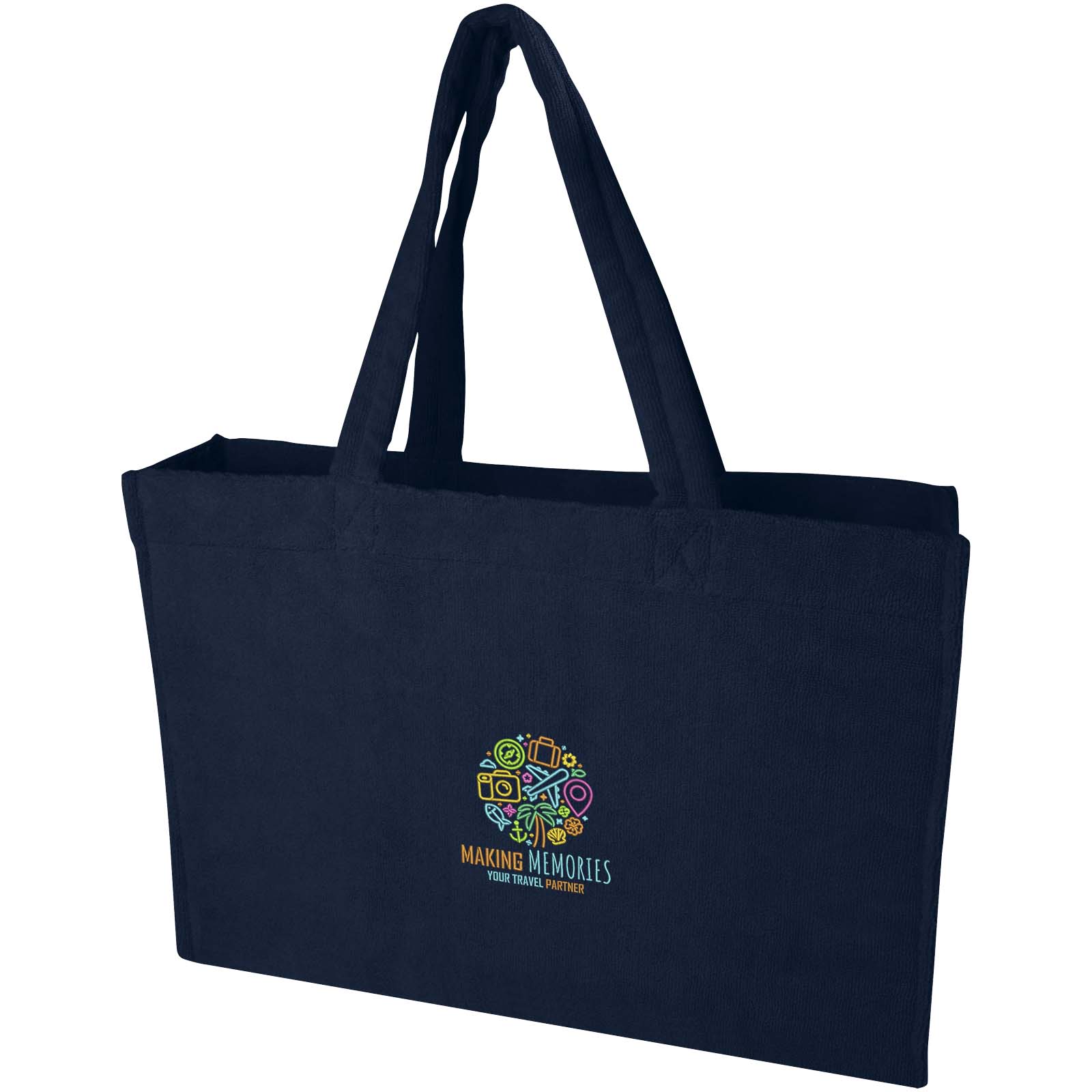 Siam GRS-recycelte Strandtragetasche aus Frottee 13 L