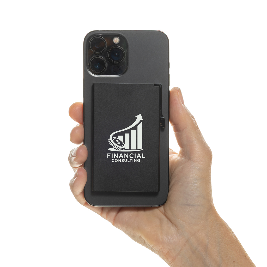 Magnetischer RFID-Kartenhalter aus Aluminium für Smartphones
