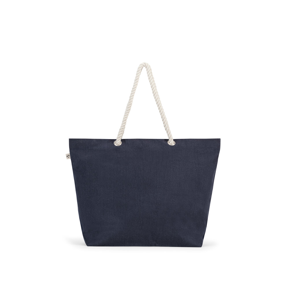 ATHENS Strandtasche aus recycelter Baumwolle (70 %) und recyceltem Polyester (30 %) (220 g / m²)