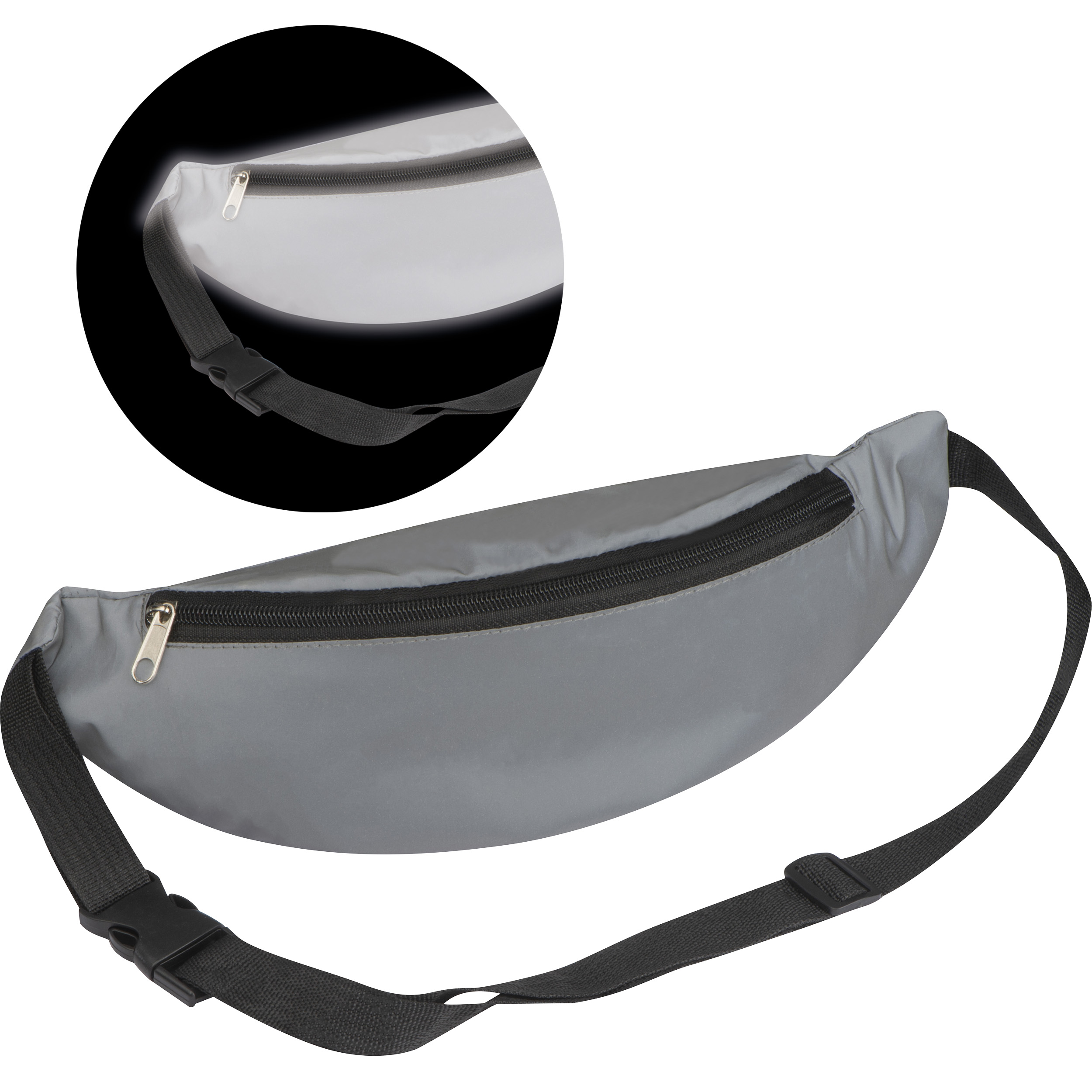 Reflektierende Gürteltasche aus Polyester Reflektierende Gürteltasche aus Polyester