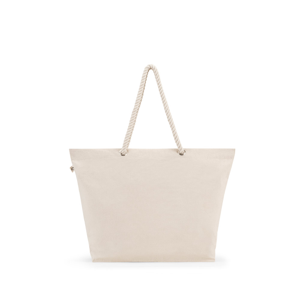 ATHENS Strandtasche aus recycelter Baumwolle (70 %) und recyceltem Polyester (30 %) (220 g / m²)
