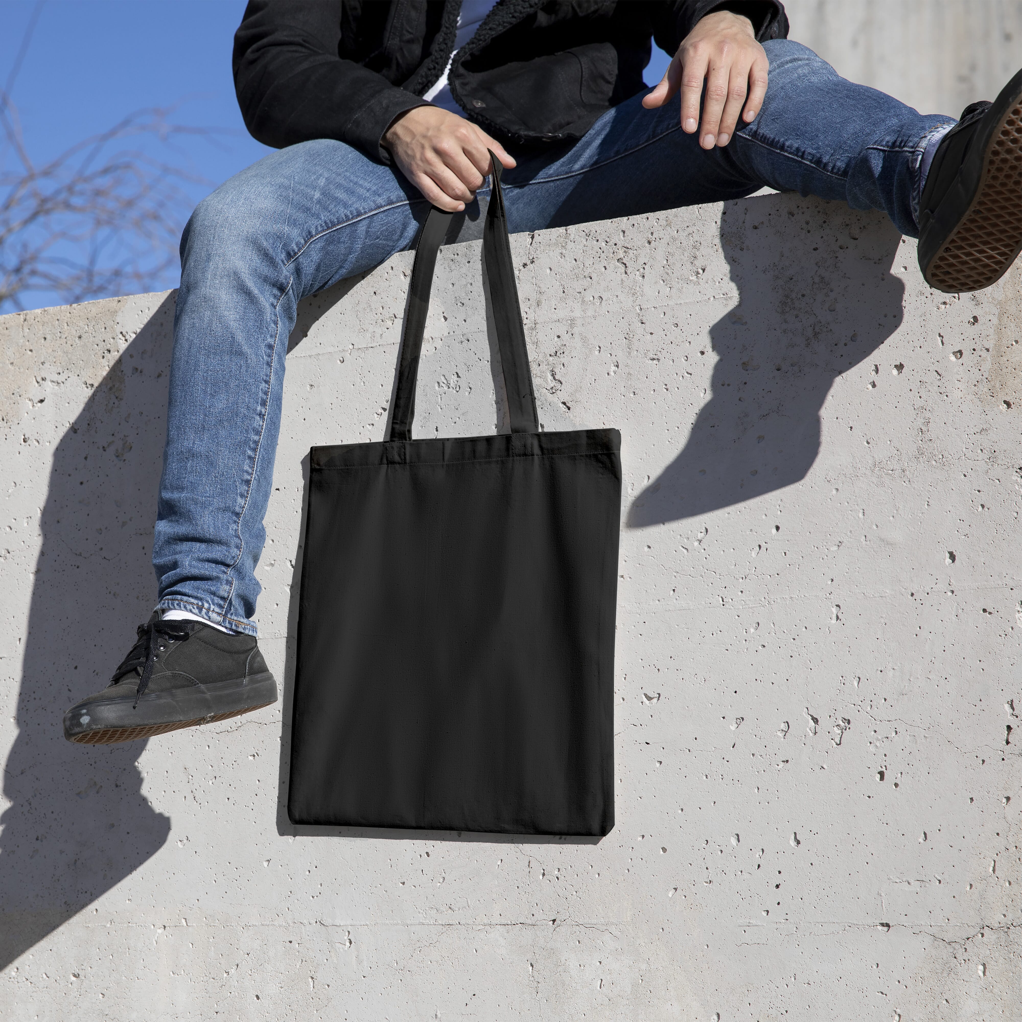 Umhängetasche Baumwolle OEKO-TEX® 140g / m² 38 x 42cm
