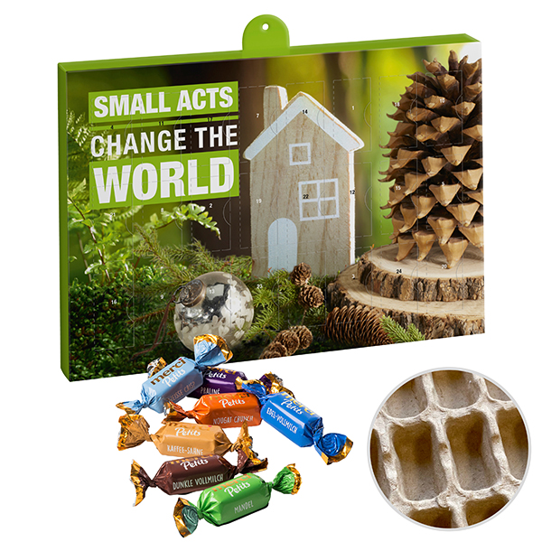 Premium-Präsent-Adventskalender "Eco" mit merci Petits Premium-Präsent-Adventskalender "Eco" mit merci Petits