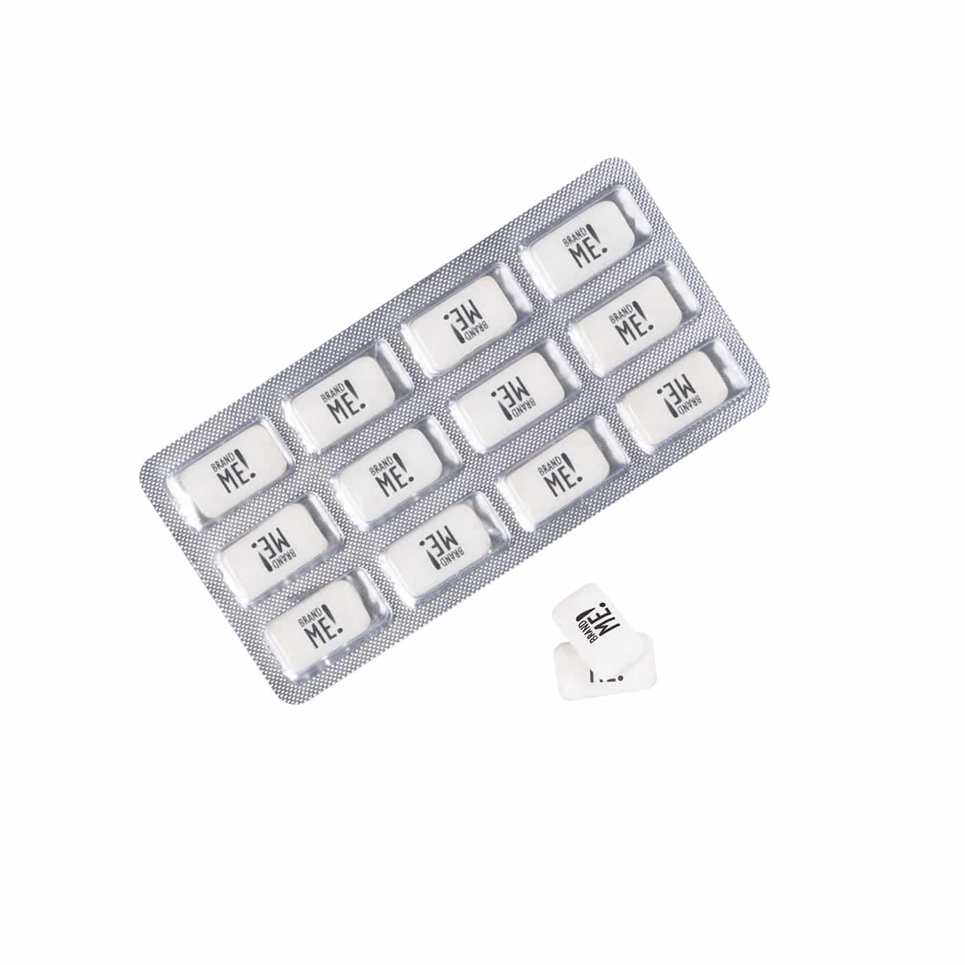 Brand Me! Mints Kaugummi in Blisterverpackung 12 Stk