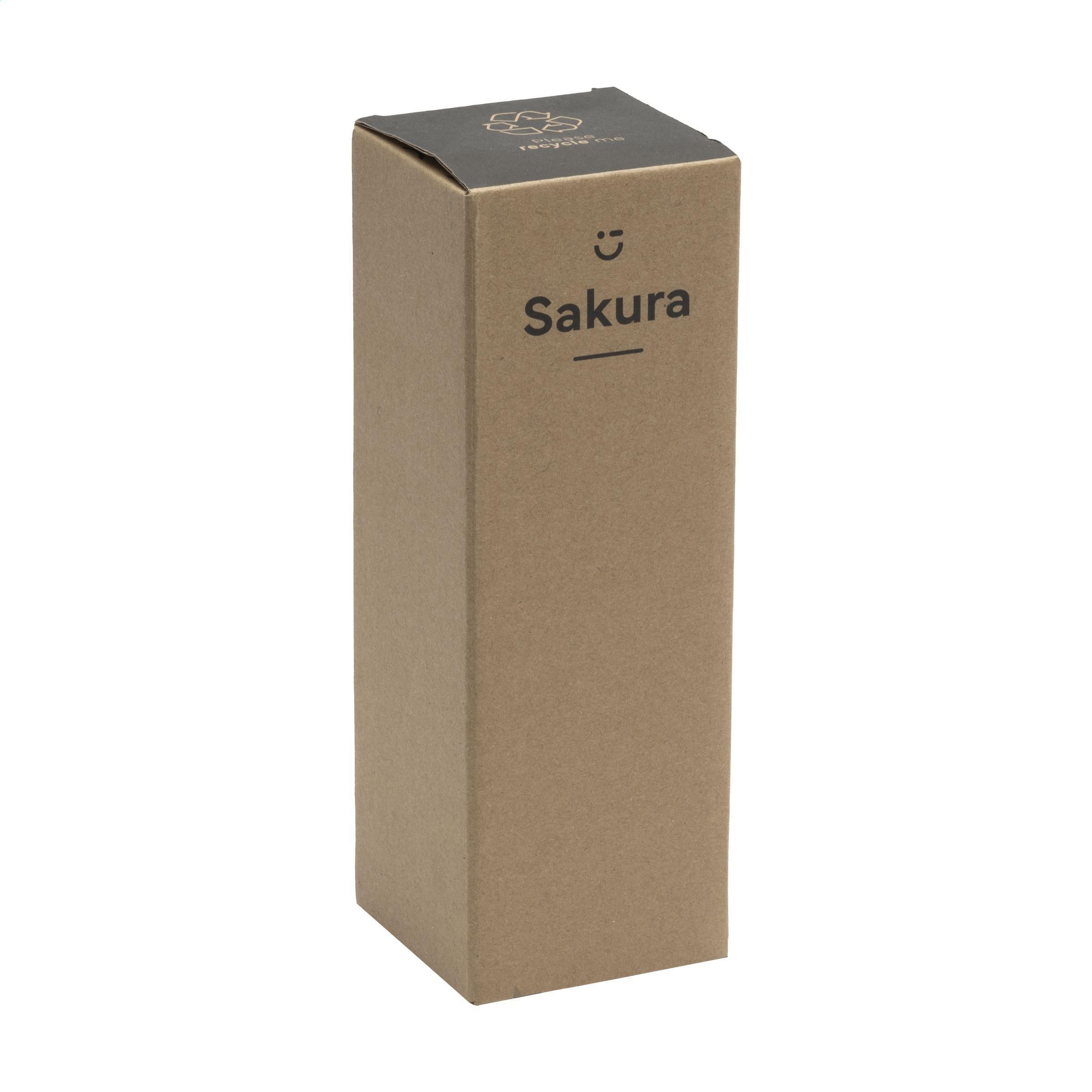 Sakura 360 ml Bambus Thermoflasche/Thermobecher