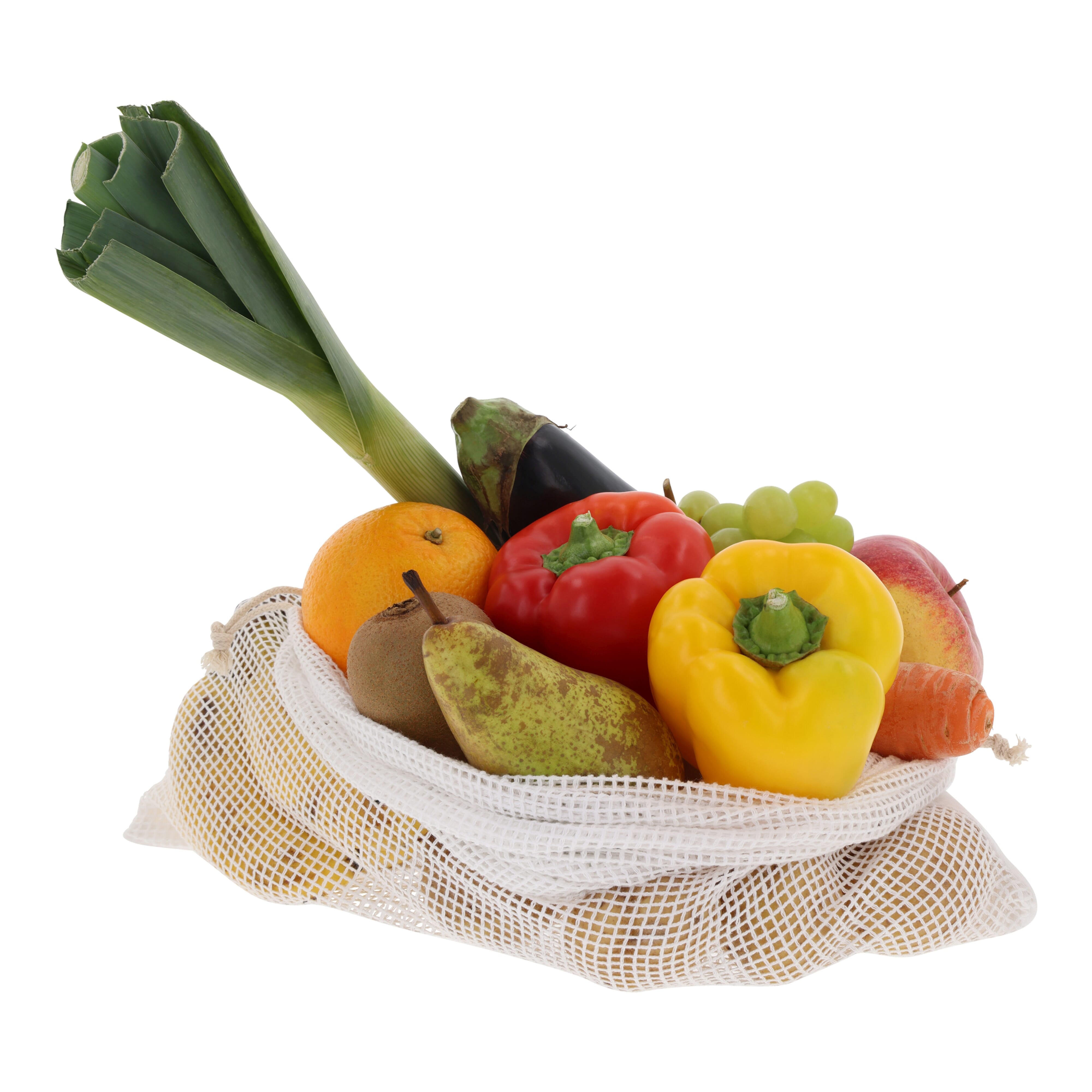 Wiederverwendbare Lebensmitteltasche OEKO-TEX® Baumwolle 40 x 45cm