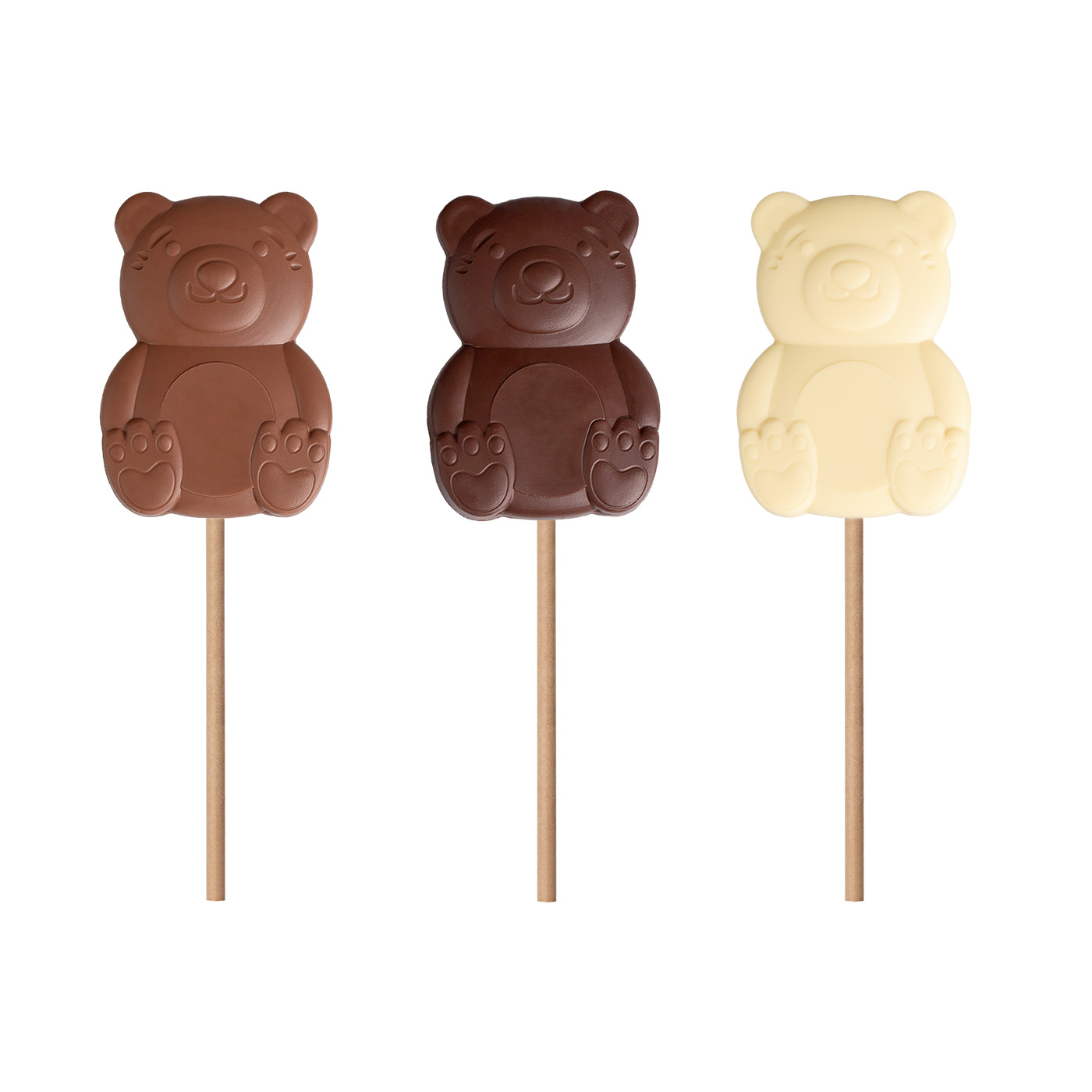Schokoladenlutscher Teddybär 25 G
