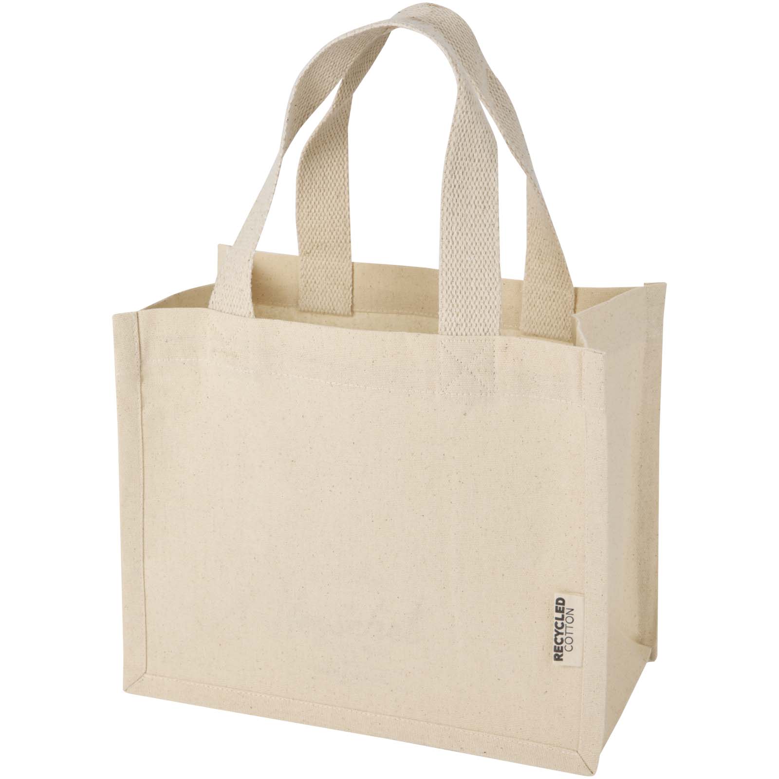 Odessa Mini-Tragetasche mit Bodenfalte aus 220 g / m² GRS Recyclingbaumwolle 9L