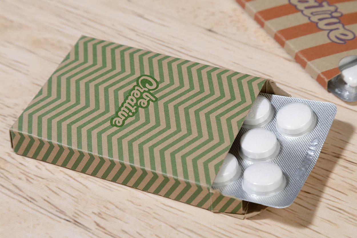 Minzbonbons in individuaeller Verpackung CreaMint 10 Eco