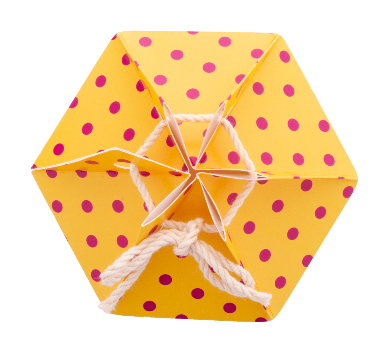 Sechseckige Geschenkbox CreaBox HexaCord M