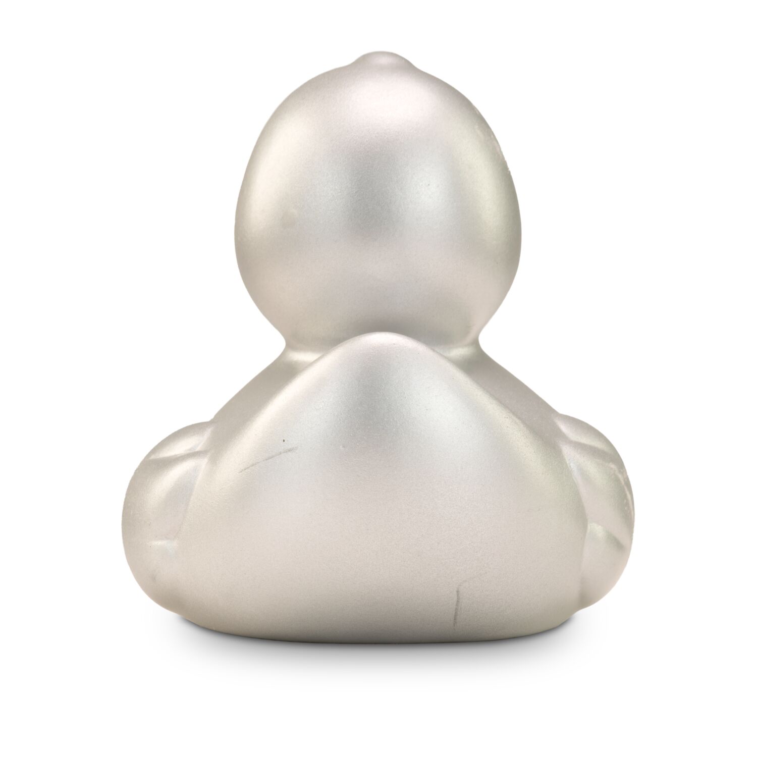 Werbeente Sylvie Silber, ca. 8 cm