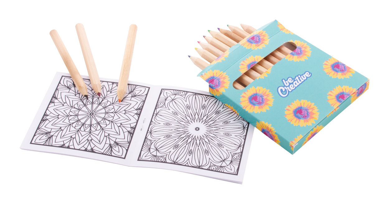 Individuelles Ausmalset, Mandala Coloxil 12
