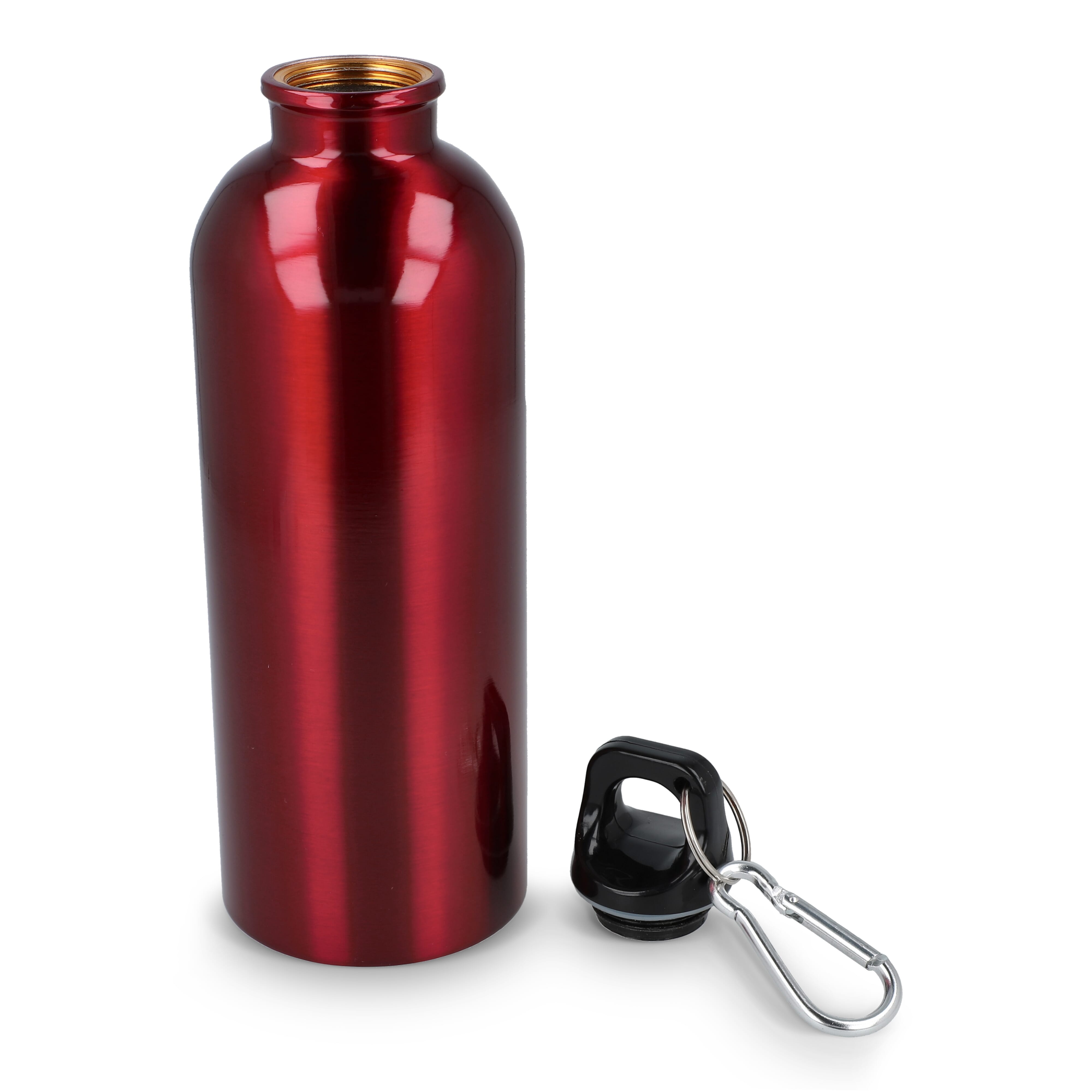 R-Edelstahl einwandige Flasche mit Karabiner 500 ml