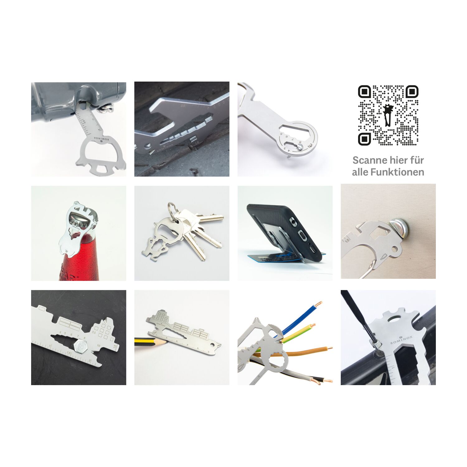 ROMINOX® Shop Tool // Allrounder - 8 Funktionen