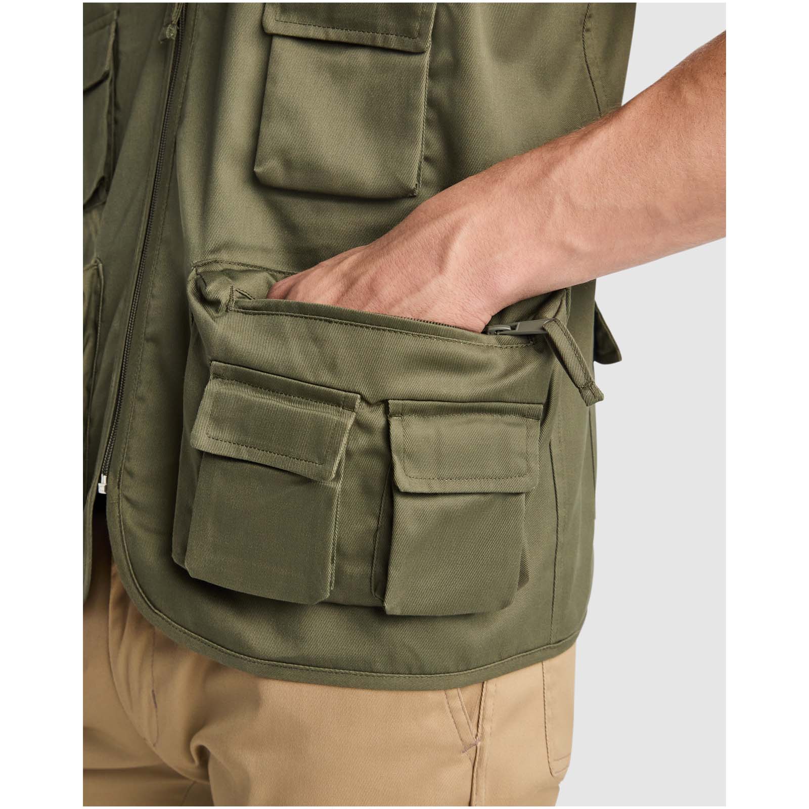 Venera Arbeitsweste mit V-Ausschnitt und mehreren Taschen, 200 g / m²