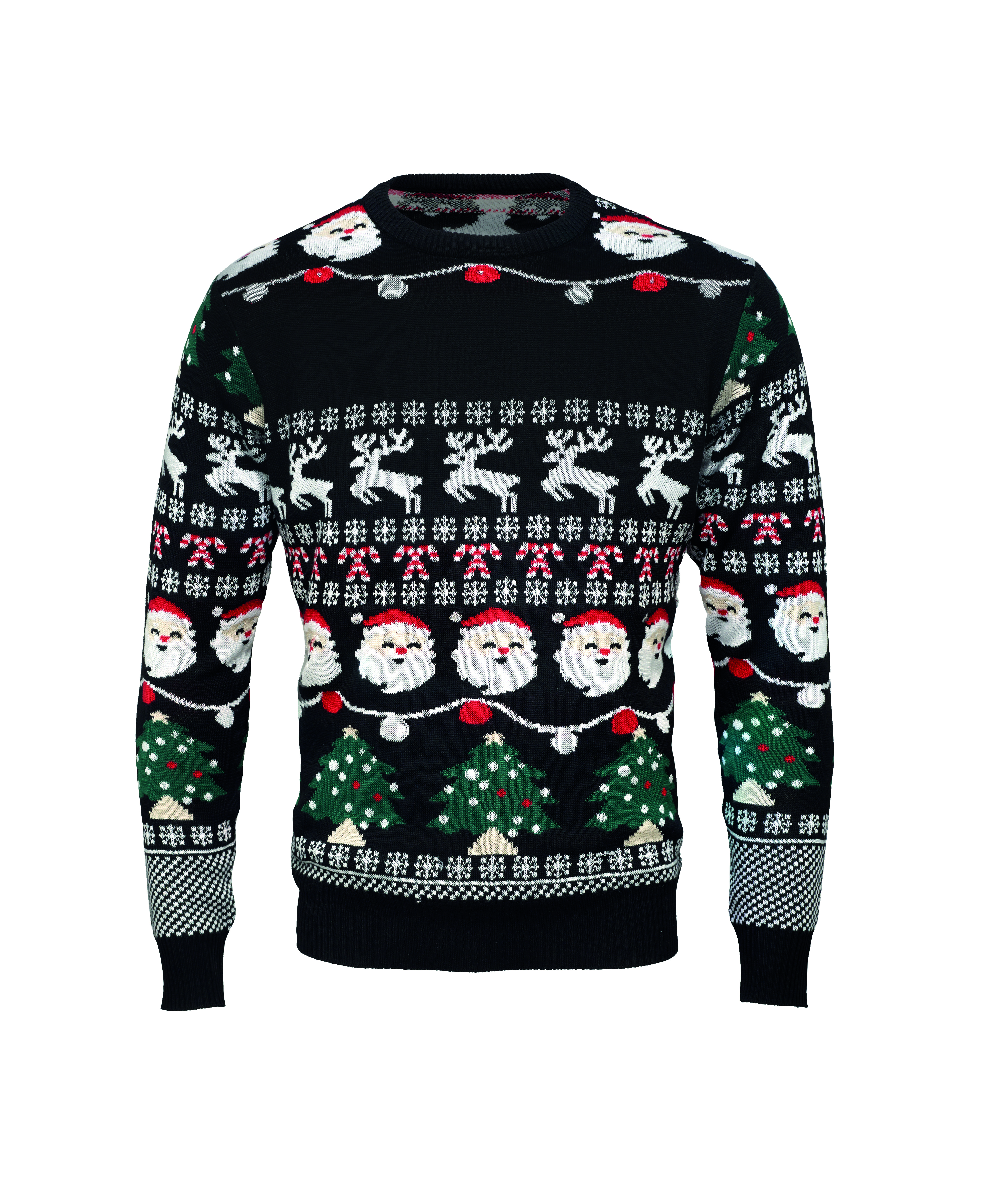 Weihnachts-LED-Pullover S / M SHAMIS Weihnachts-LED-Pullover S / M SHAMIS