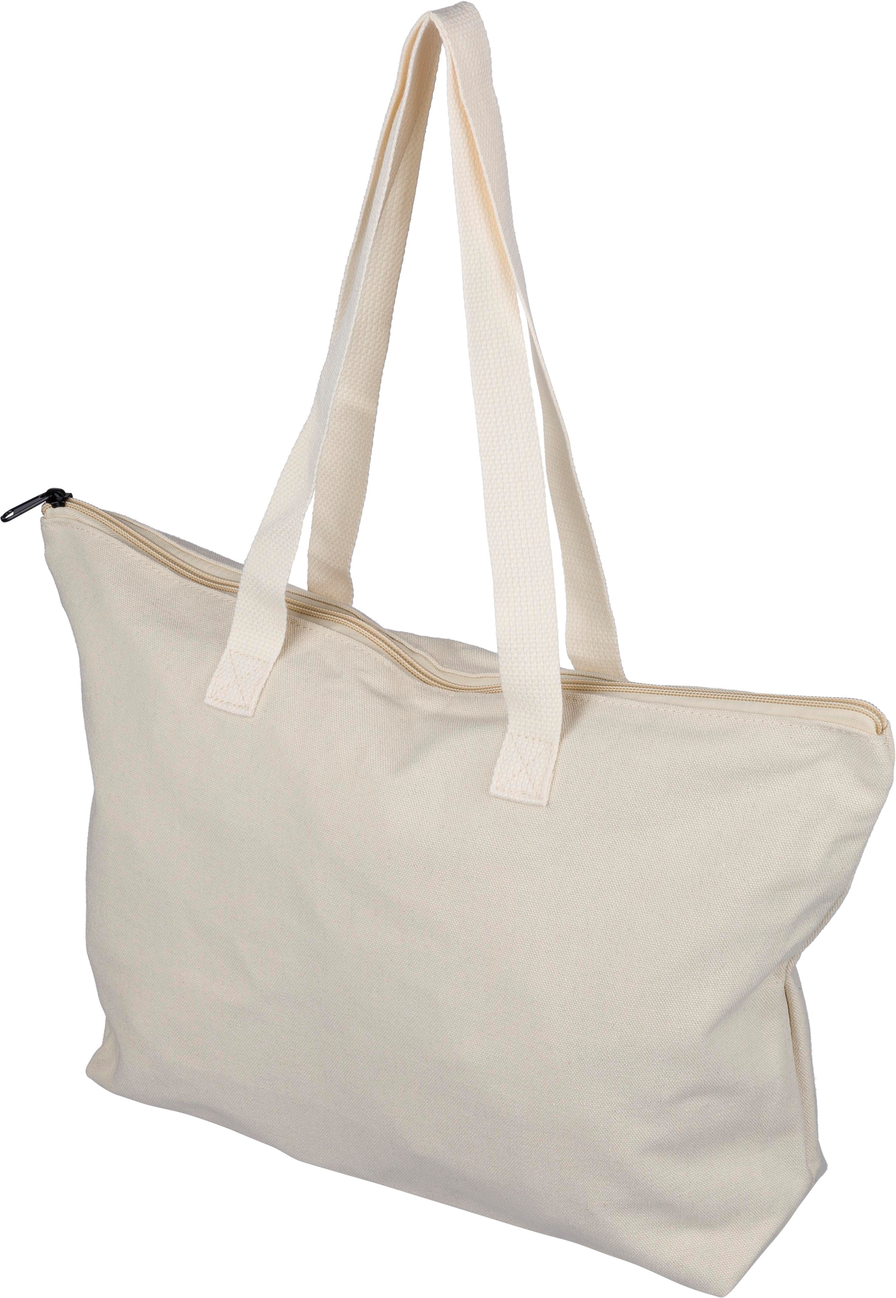 Tragetasche aus recyceltem Polycotton (330 g/m2) Malina