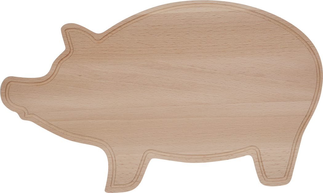 Schneidebrett WOODEN PIGGY