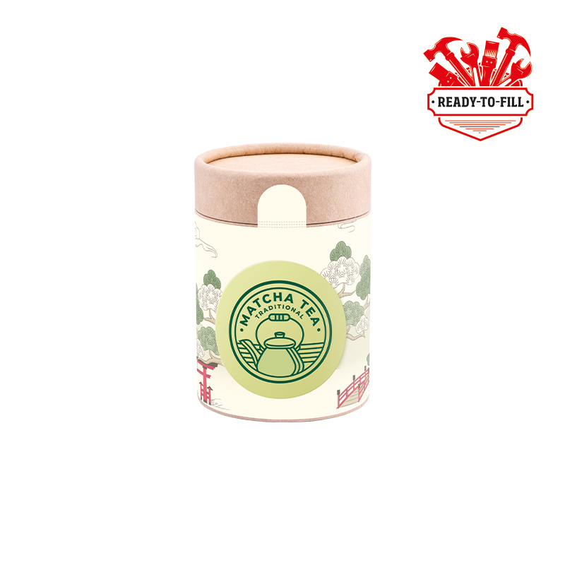 Papierdose Eco Maxi, kundengestelltes Füllgut