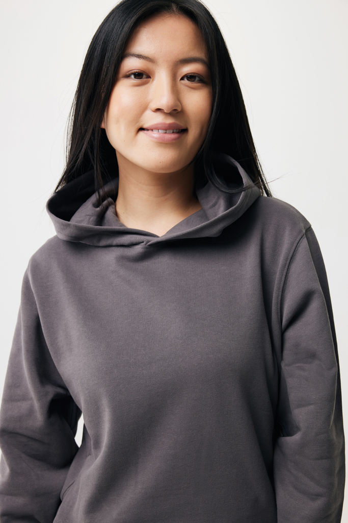 IQONIQ Yengo Hoodie mit Seitentaschen aus rec. Baumwolle
