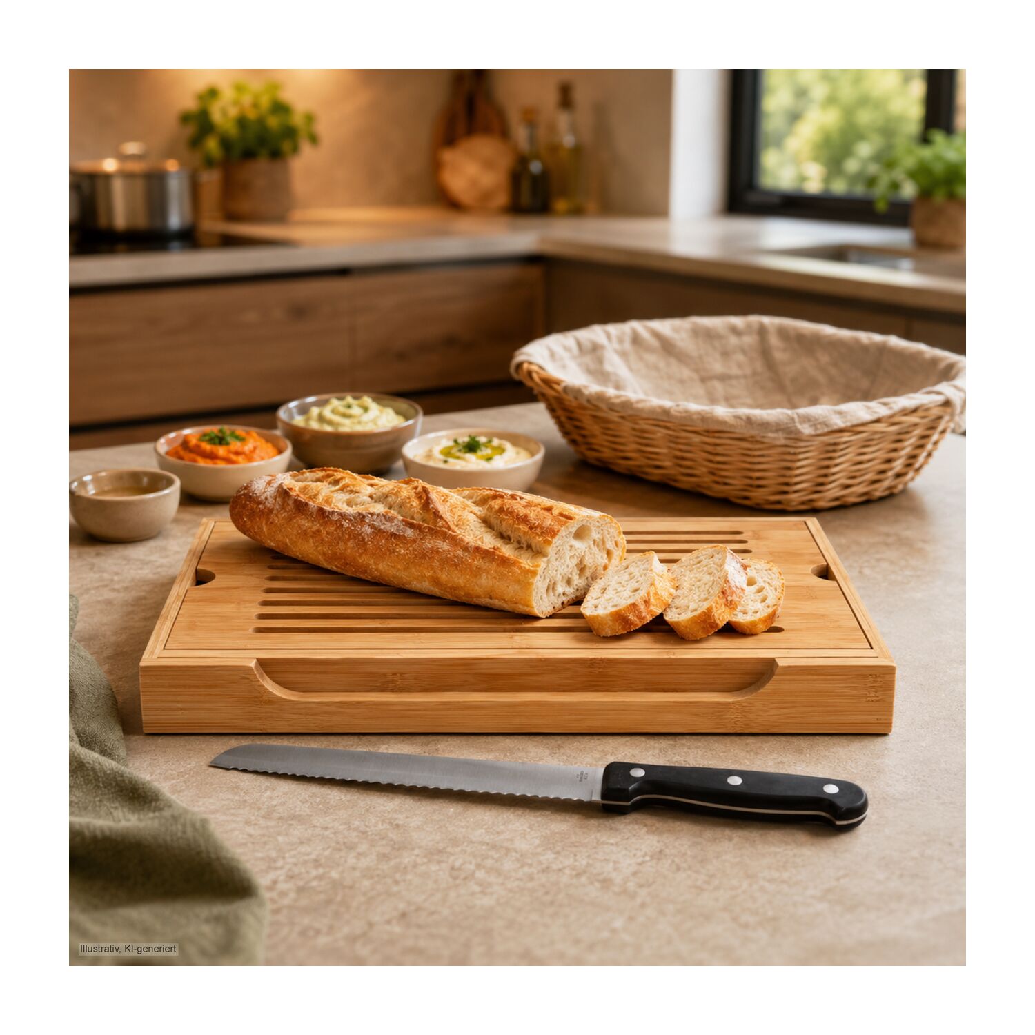 ROMINOX® Brotschneide-Set // Krümel