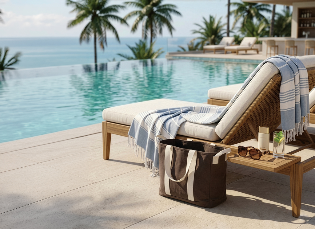 BEAU AWARE™ Strandtasche aus 400gr / m² recyceltem Canvas