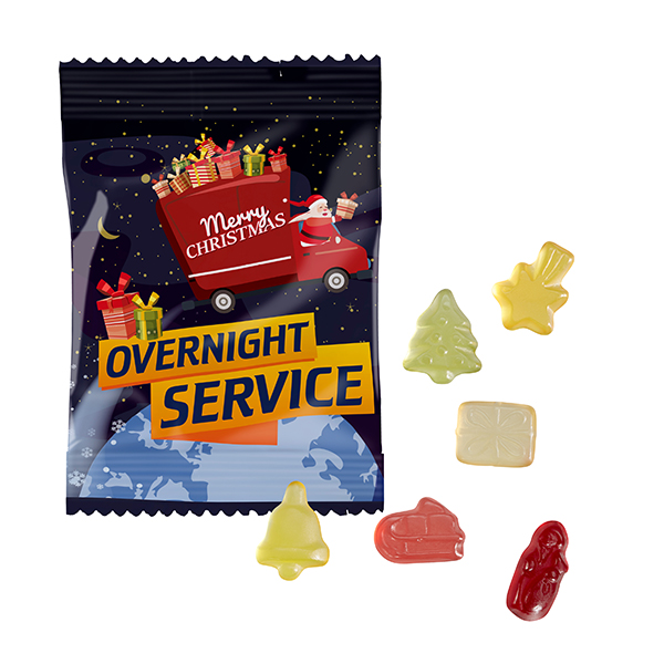Overnight Fruchtgummi-Weihnachtsmischung Overnight Fruchtgummi-Weihnachtsmischung
