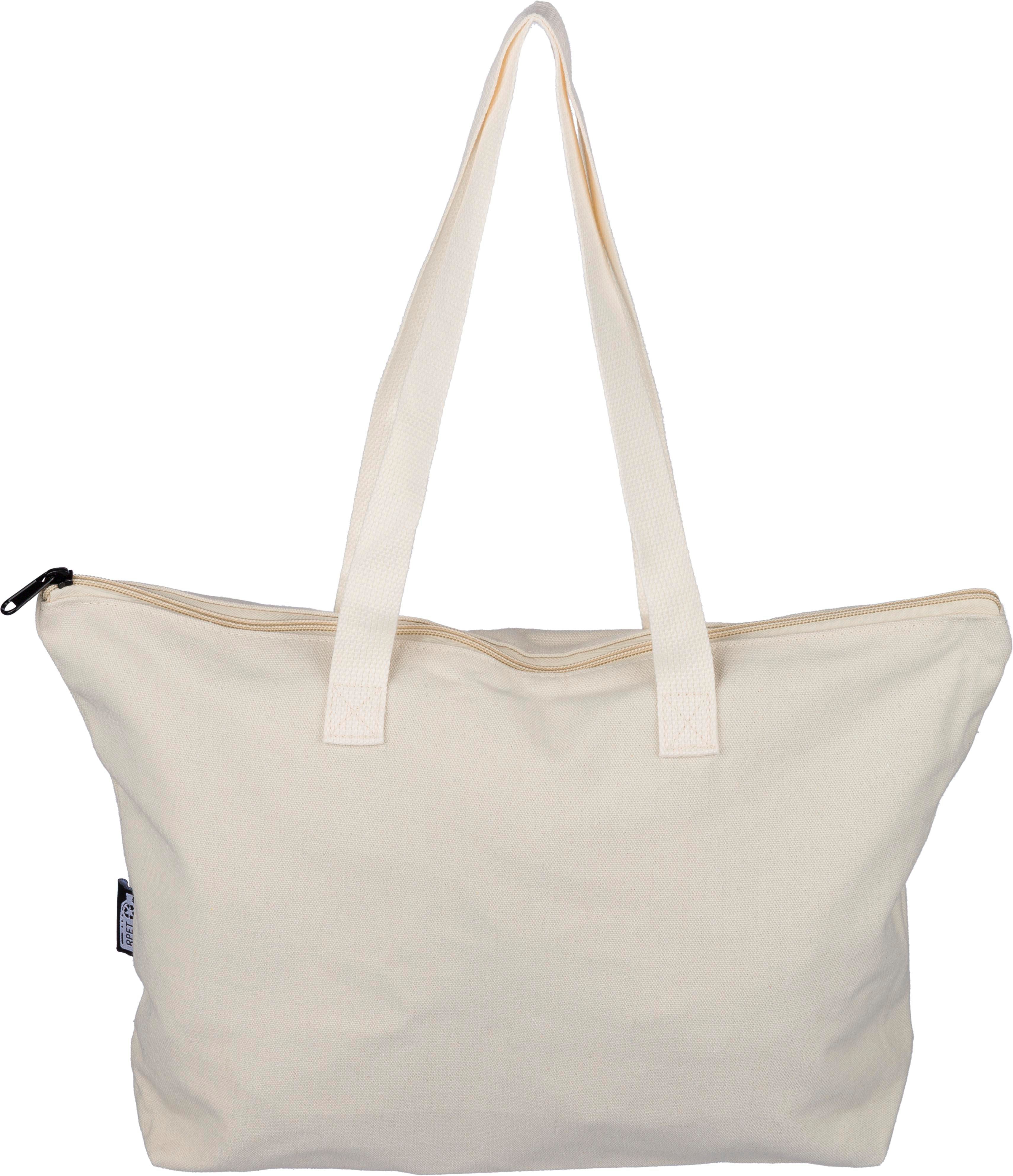 Tragetasche aus recyceltem Polycotton (330 g/m2) Malina