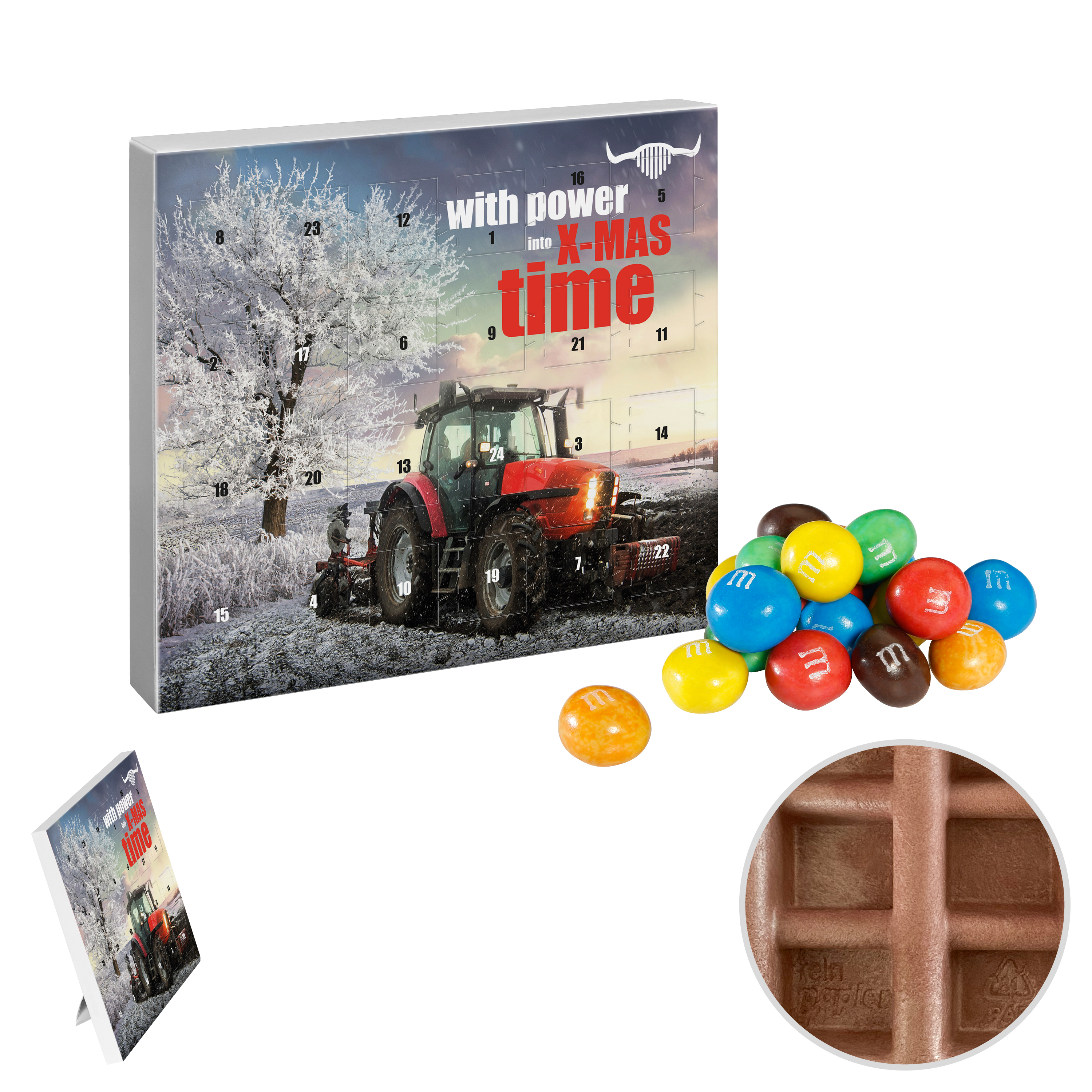 Reinpapier® Mini-Adventskalender mit M&M'S® Crispy Reinpapier® Mini-Adventskalender mit M&M'S® Crispy