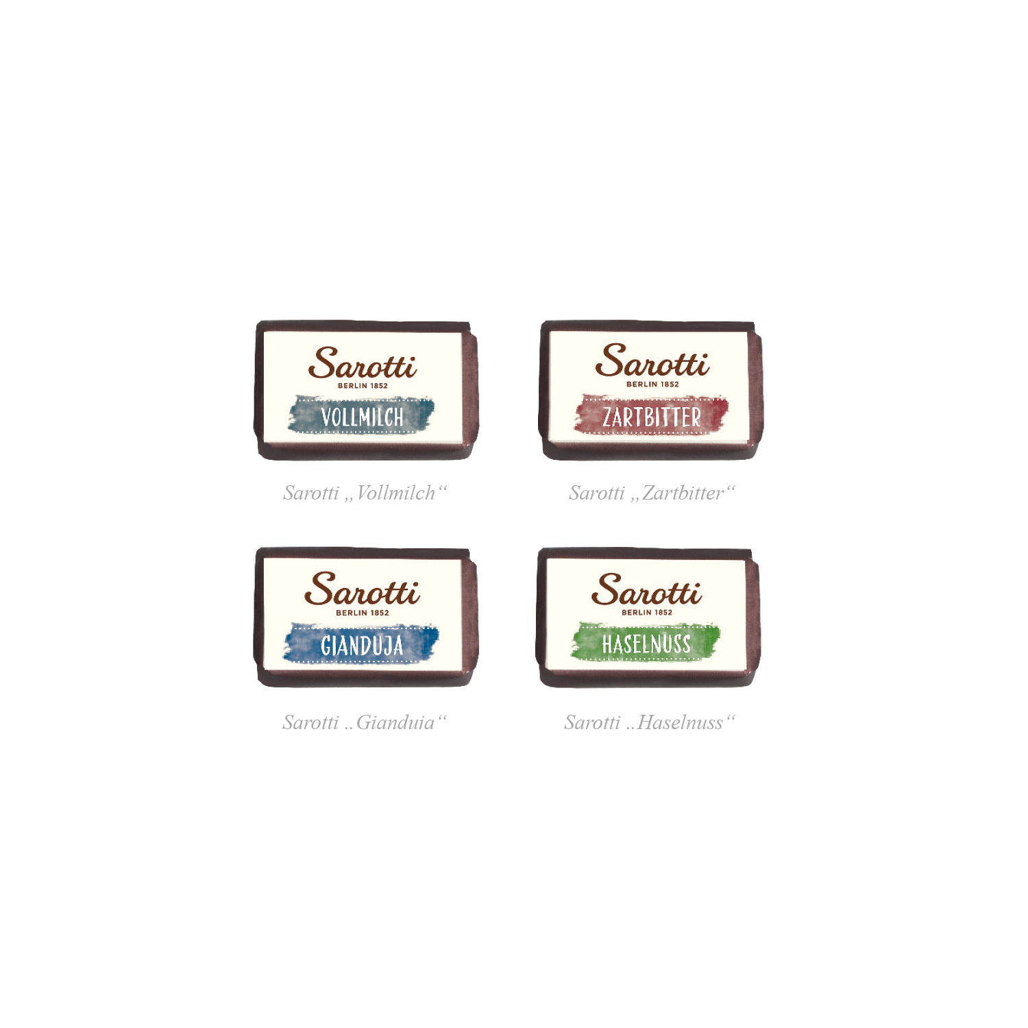 Adventskalender "individuelle Kalenderform" mit Sarotti Fairtrade® Schokolade, Inlay aus Papier