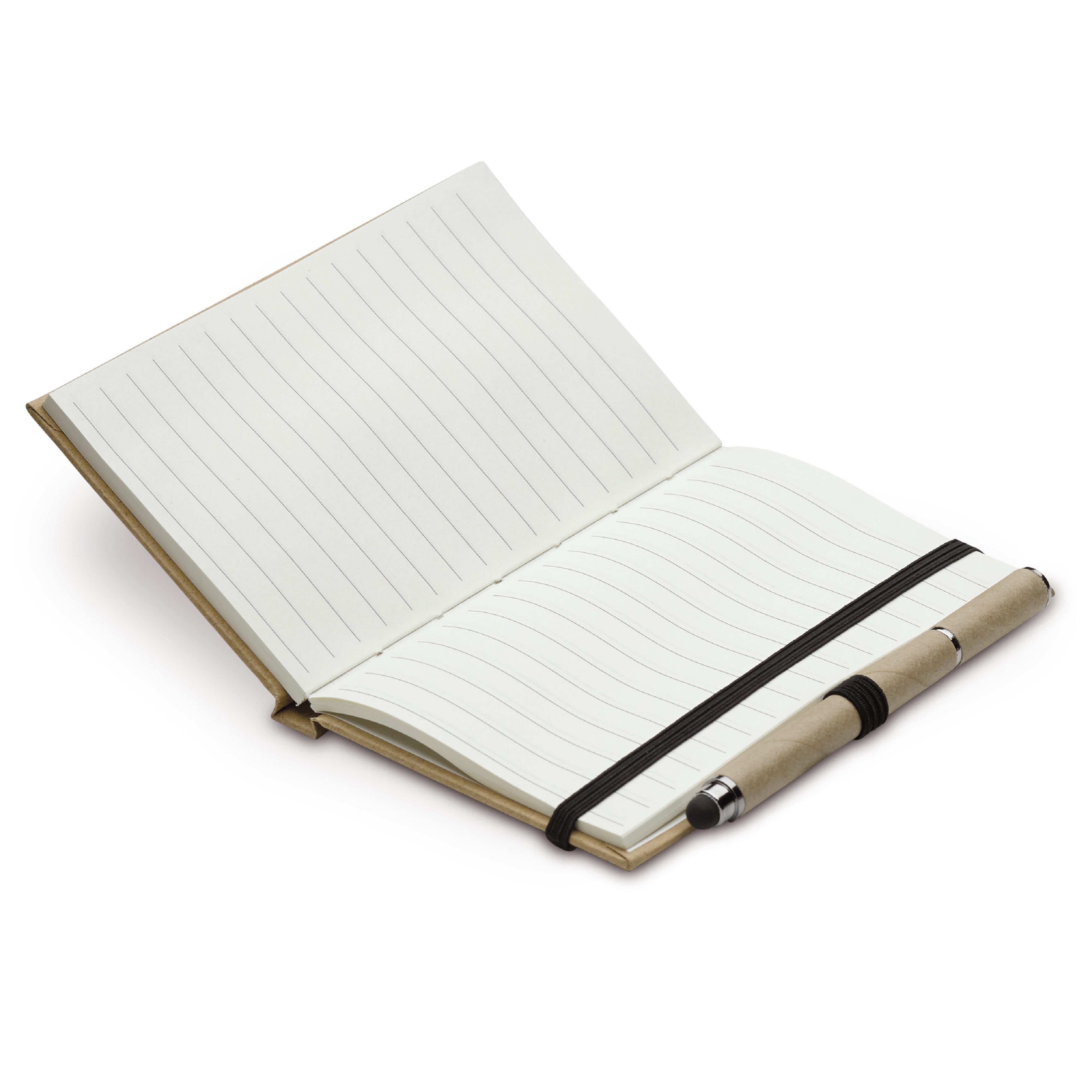 Karton Notizbuch A6 + Stift