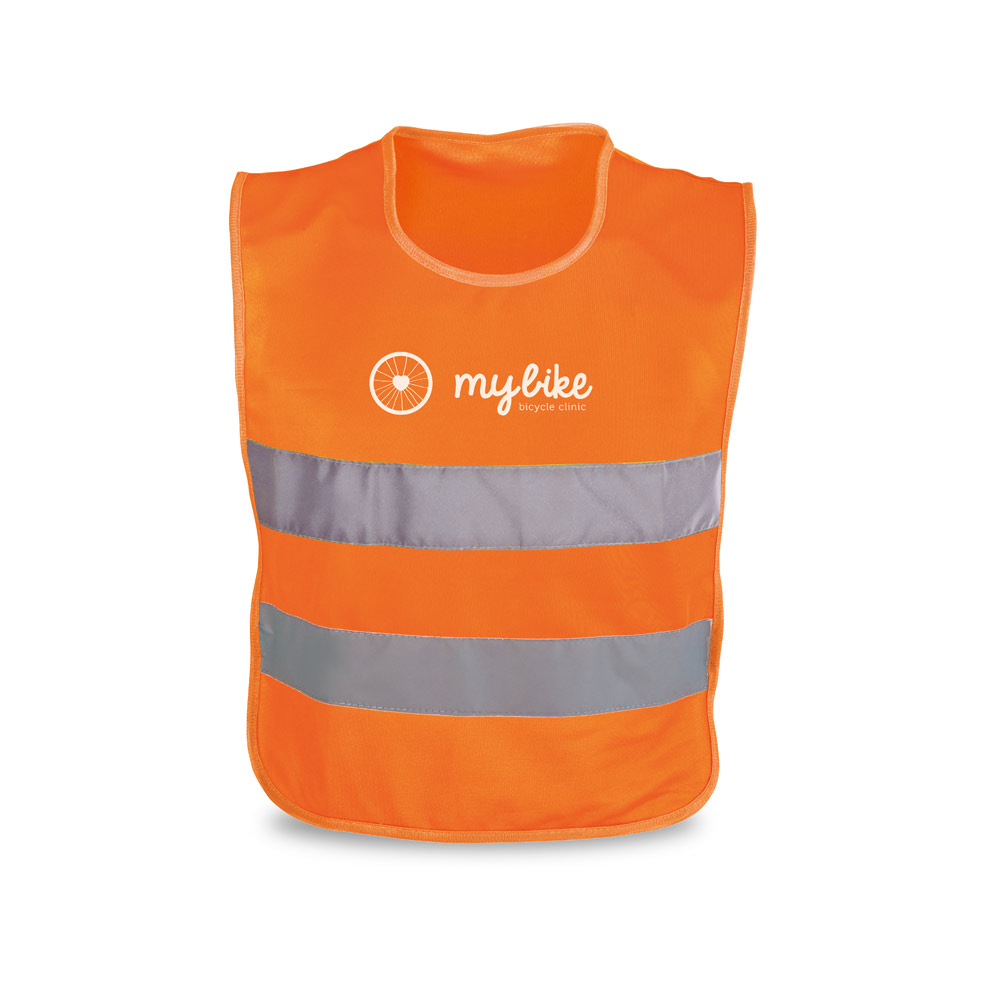 MIKE Kinder Reflektorweste aus 100% Polyester