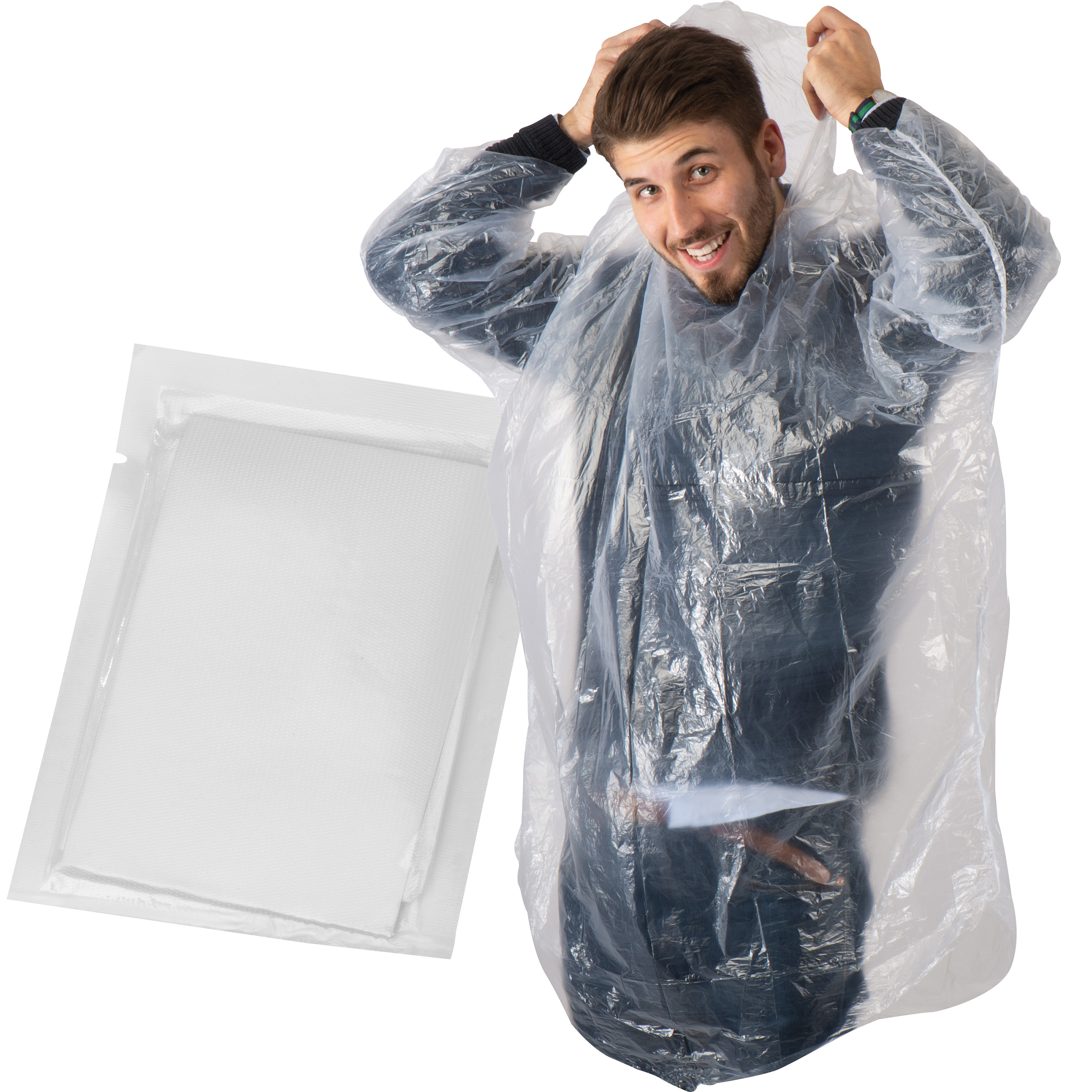 Transparenter Not-Poncho Transparenter Not-Poncho