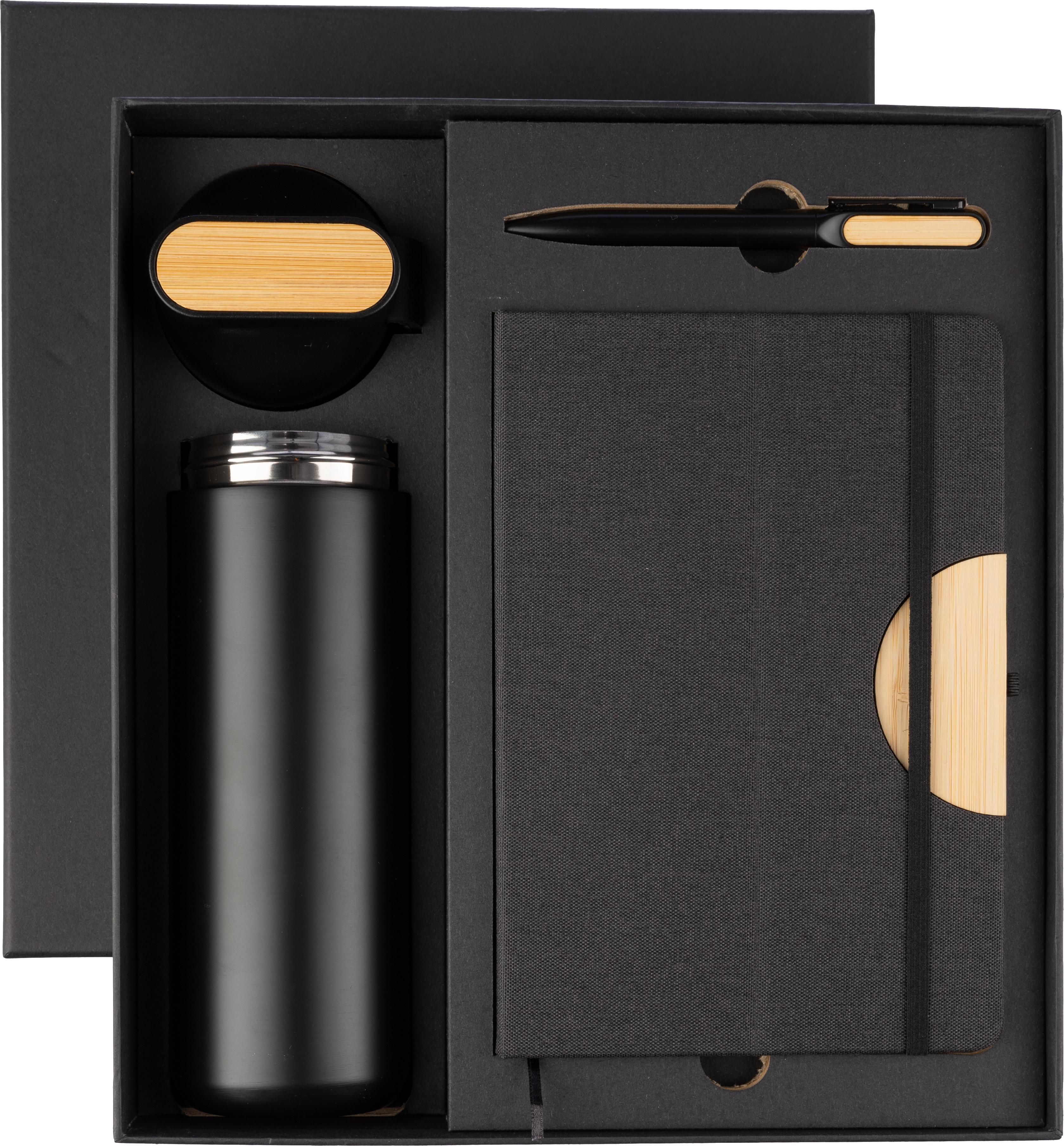 Schwarze Karton-Geschenkbox Kurt Original