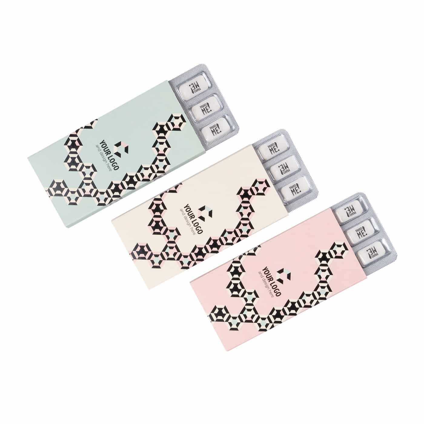 Brand Me! Mints Kaugummi in Blisterverpackung 12 Stk